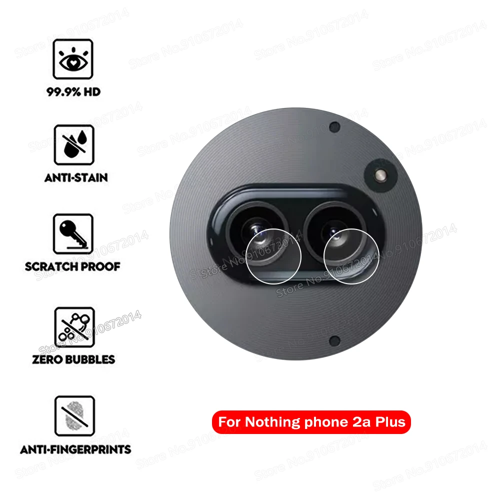 3PCS HD Back Camera Lens Protector, Soft Film for Optimal Lens Protection