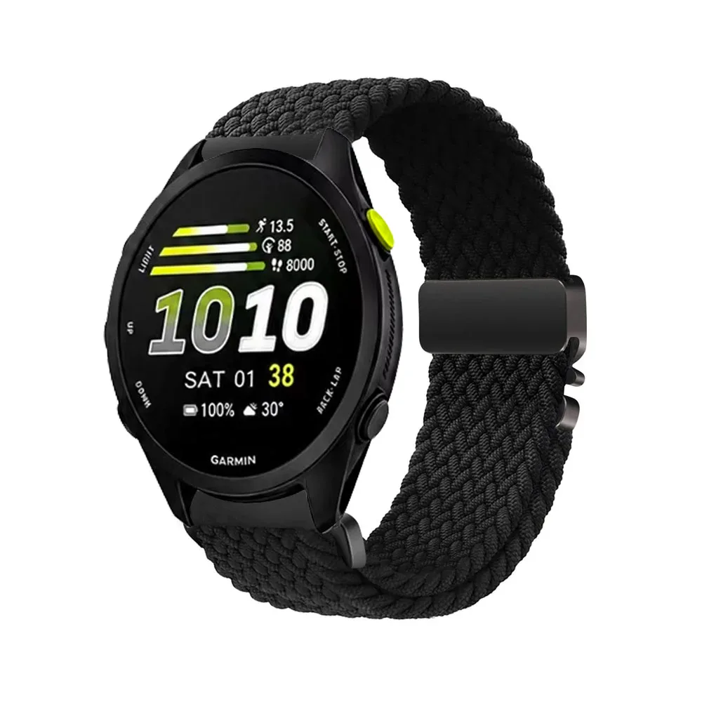 Nylon Parachute Buckle Adjustable Watchband, 20mm/22mm Strap