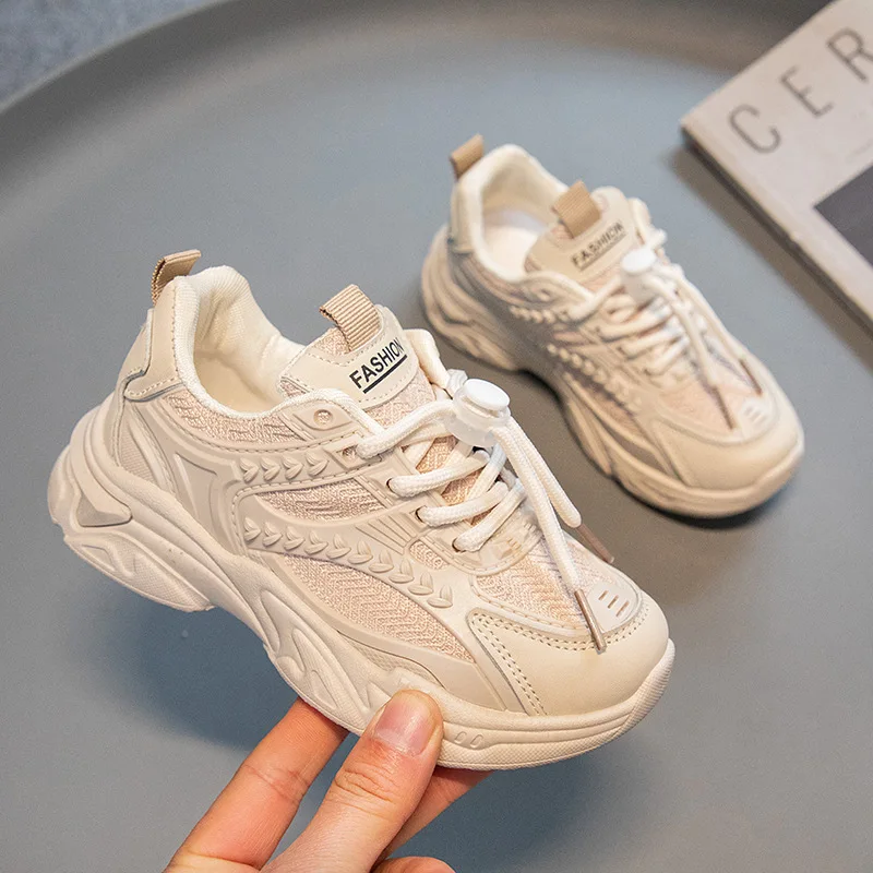 

Spring And Autumn 2023 New Children'S Sneakers Boys' Tennis Shoes Casual Shoes Girls' Baby Shoes Soft Soled Running Shoes