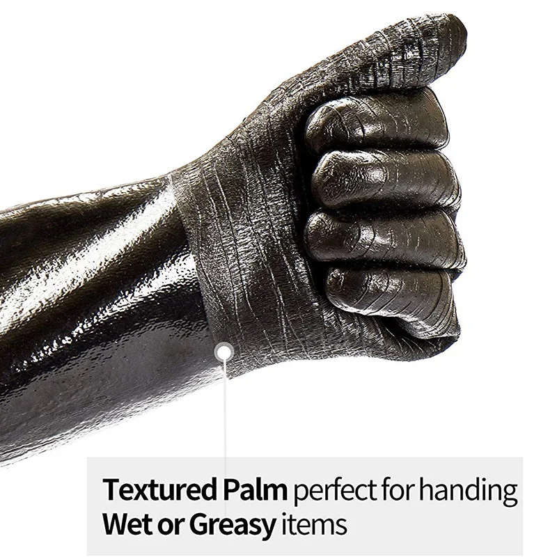 High Heat Gloves Griller Insulated Cooking Gloves for Barbecue/Grill/Smoker/Oven Mitt/Baking 17Inch Long Sleeve