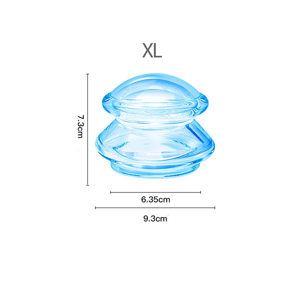 Cupping Set Silicone Vacuum Cupping Massage Body Cups Back Gua Sha Ventosas Suction Cup Anti-Cellulite Skin Lift Physiotherapy Jars