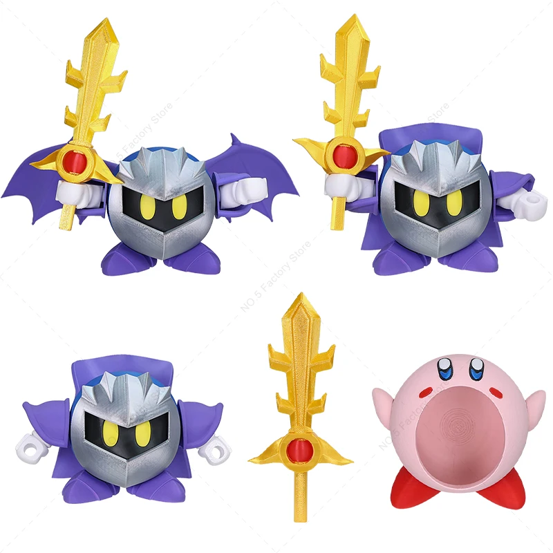 Star Kirby Knight Action Figures Kirby Meta Knight Movable