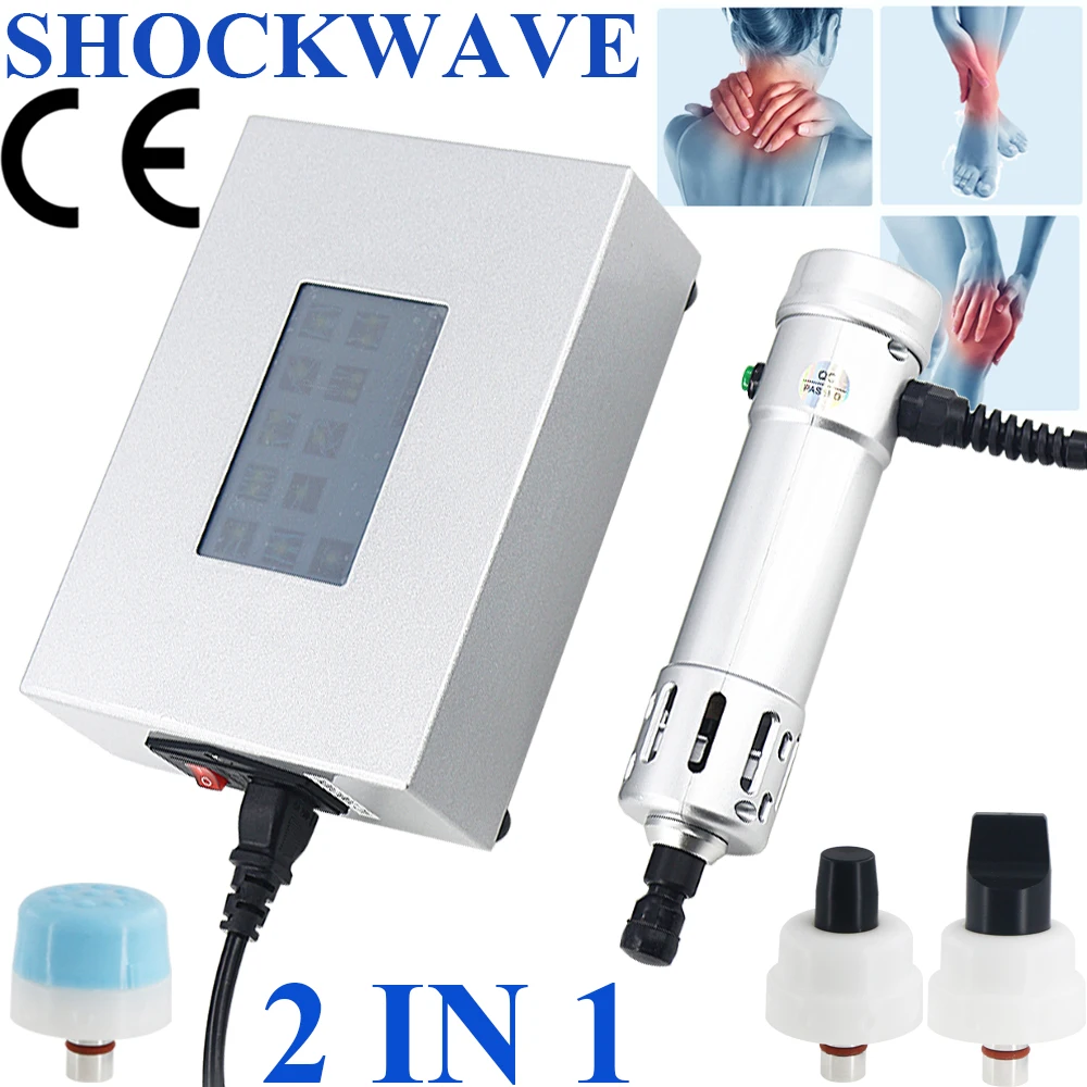 

250MJ Shockwave Massager For ED Treatment With Shoulder Pain Relief Chiropractic 2024 Gun New Shock Wave Therapy Machine 2 IN 1