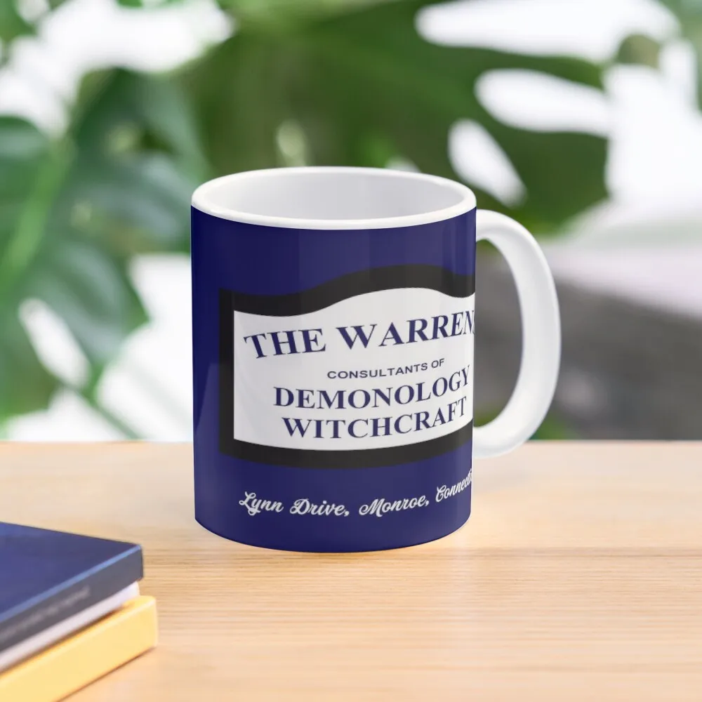 

The Conjuring - The Warrens Sign Coffee Mug Ceramic Cup Funny Coffee Cups Coffee Thermal Mug