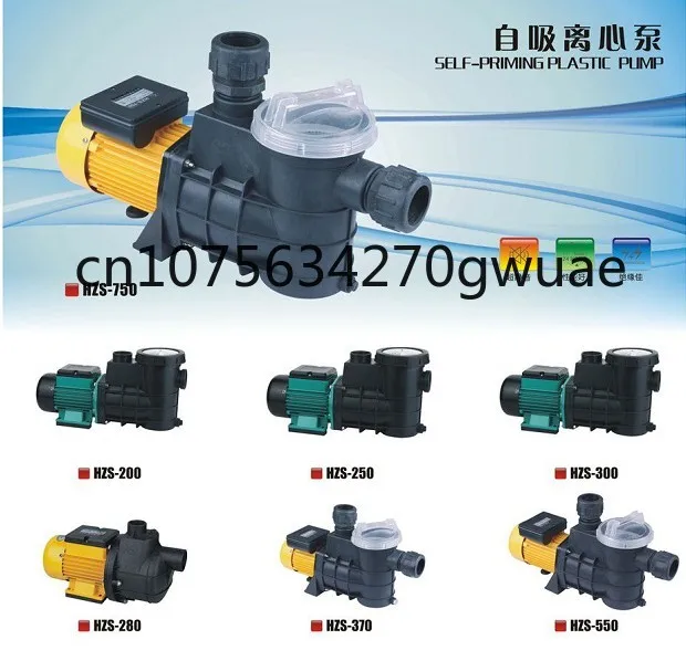 

Самовсасывающий циркуляционный насос HZS280 для бассейна, пруда, спа, морепродуктов, максимальный расход 8 м³/ч, насос для фильтрации морской воды