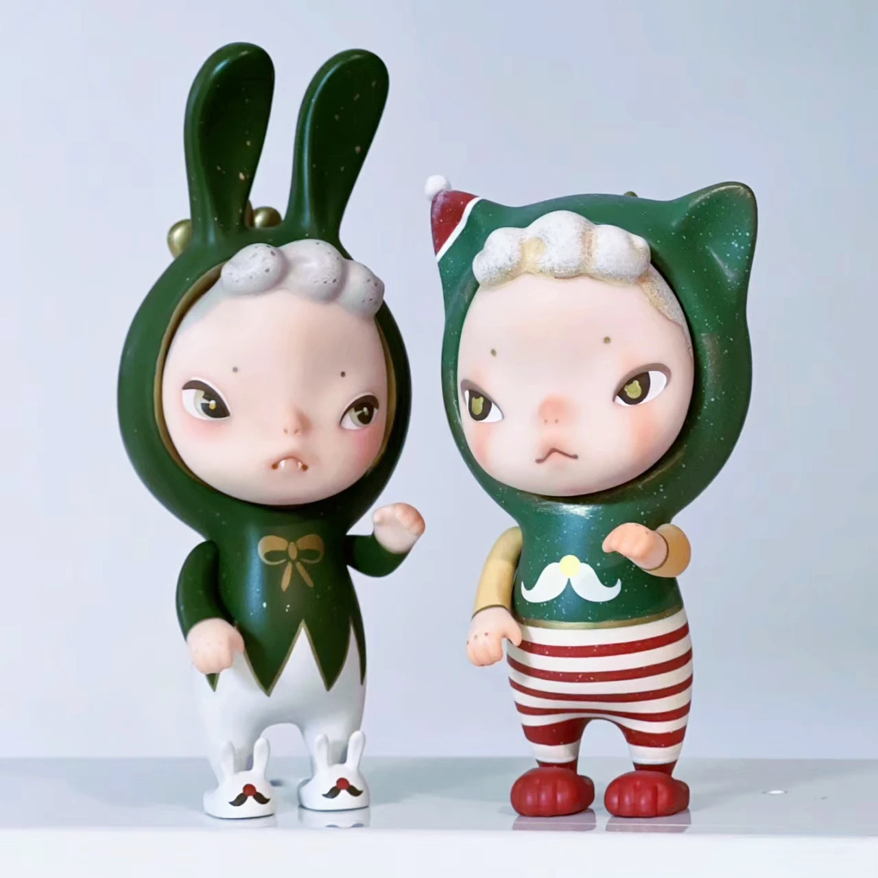 

Sooya Ban Exclusive Merry Christmas Series Doll Figure Toy Bunny Kitty Trendy Doll Magical Girls Art Collection Toy Exhibition