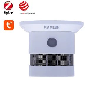 투야 지그비 3.0 연기 감지기 알람, 85dB 큰 소리 화재 예방 센서, 스마트 라이프 앱 제어, CE14604