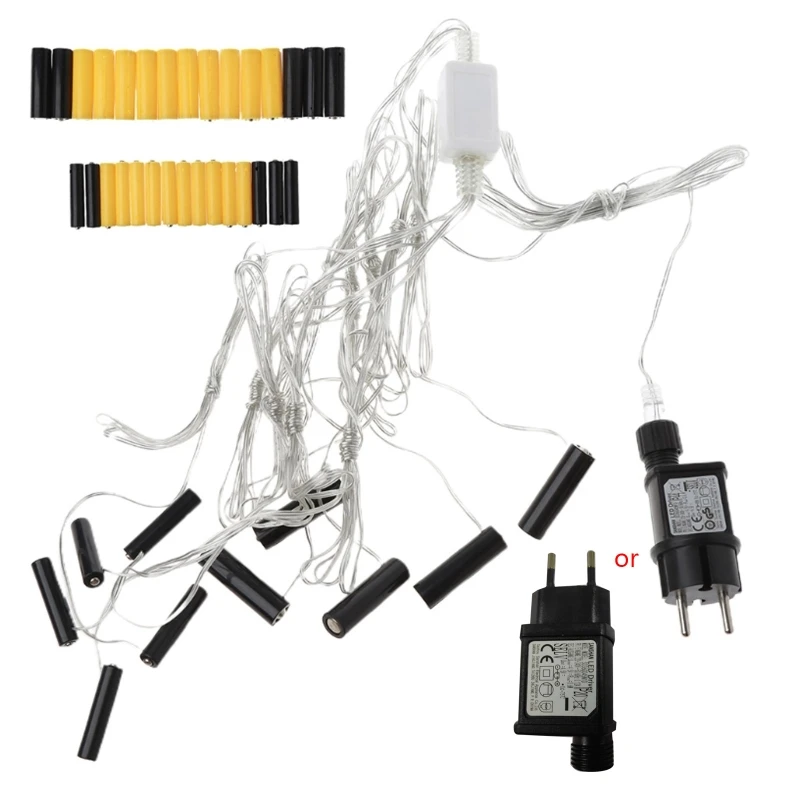 10 in 1 AA Battery Eliminator Replace 5AA 5AAA Batteries Power Adapter