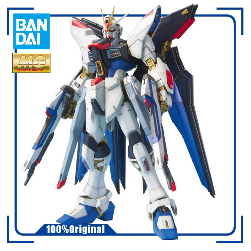 

BANDAI MG 1/100 SEED ZGMF-X20A STRIKE FREEDOM GUNDAM Action Toy Figure Assembly Model KIT Modification Anime Figure