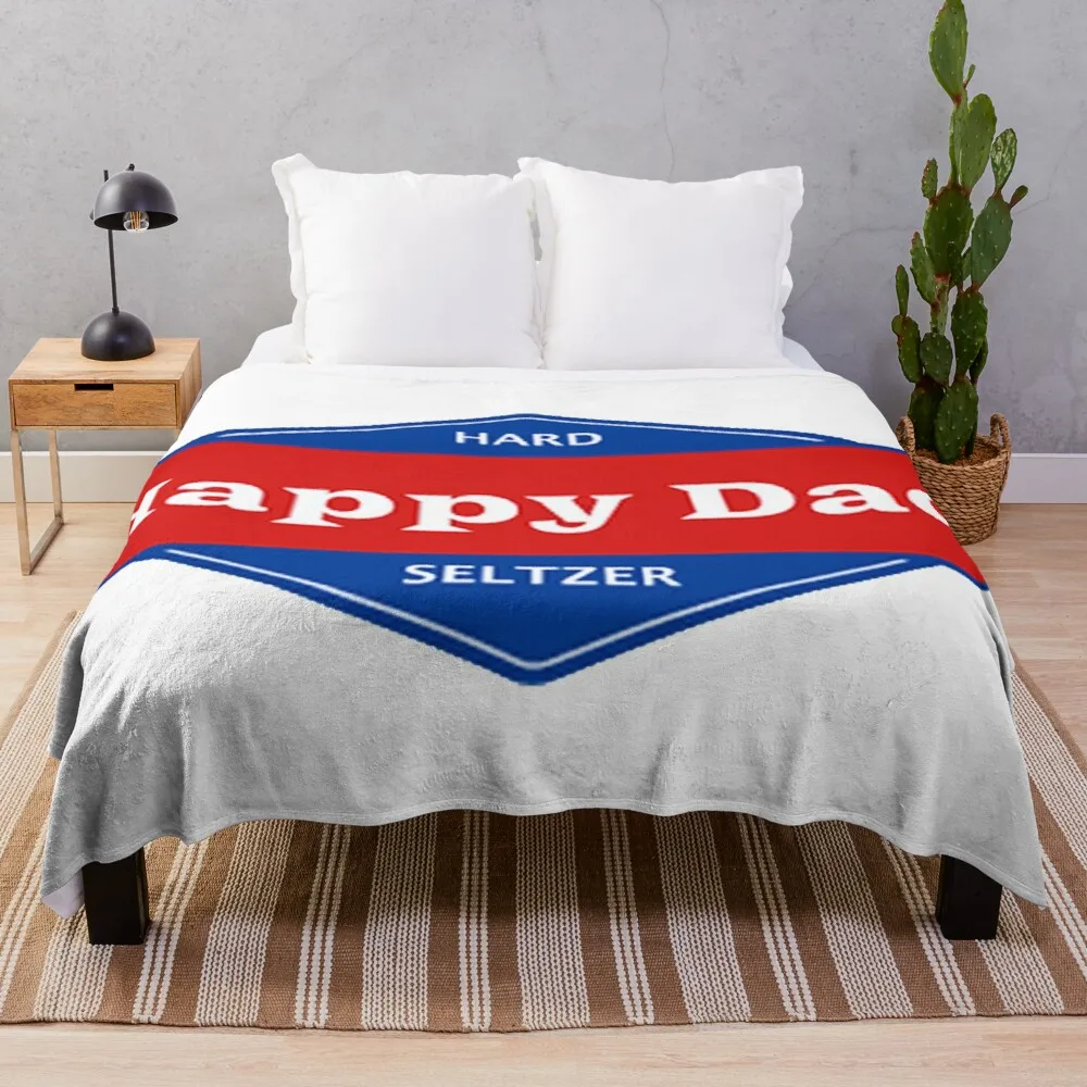 Happy Dad Seltzer Coperta Da Tiro Letto Regalo Personalizzato Coperta Alla Moda