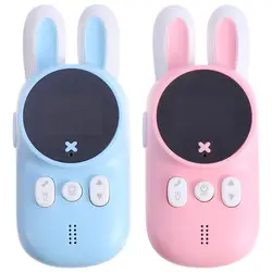 Mini talkie walkie sans fil pour enfants, 2 pièces, Radio bidirectionnelle, jouets pour enfants, jeu Portable 
