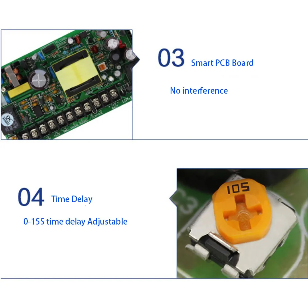 Access Control Power Board AC110-240V DC12-15V 5A Professional Power Controller