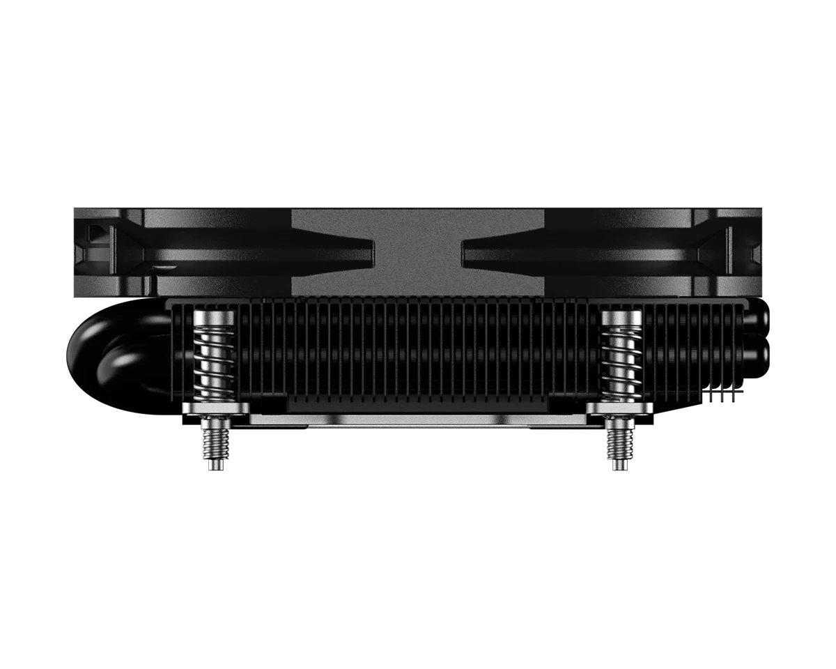 ID-Cooling IS-30 Black Low Profile 30mm Height Super Slim CPU Radiator LGA1700 1200 AM4 AM5 4 Heatpipe Cooling Fan A4 Chassis