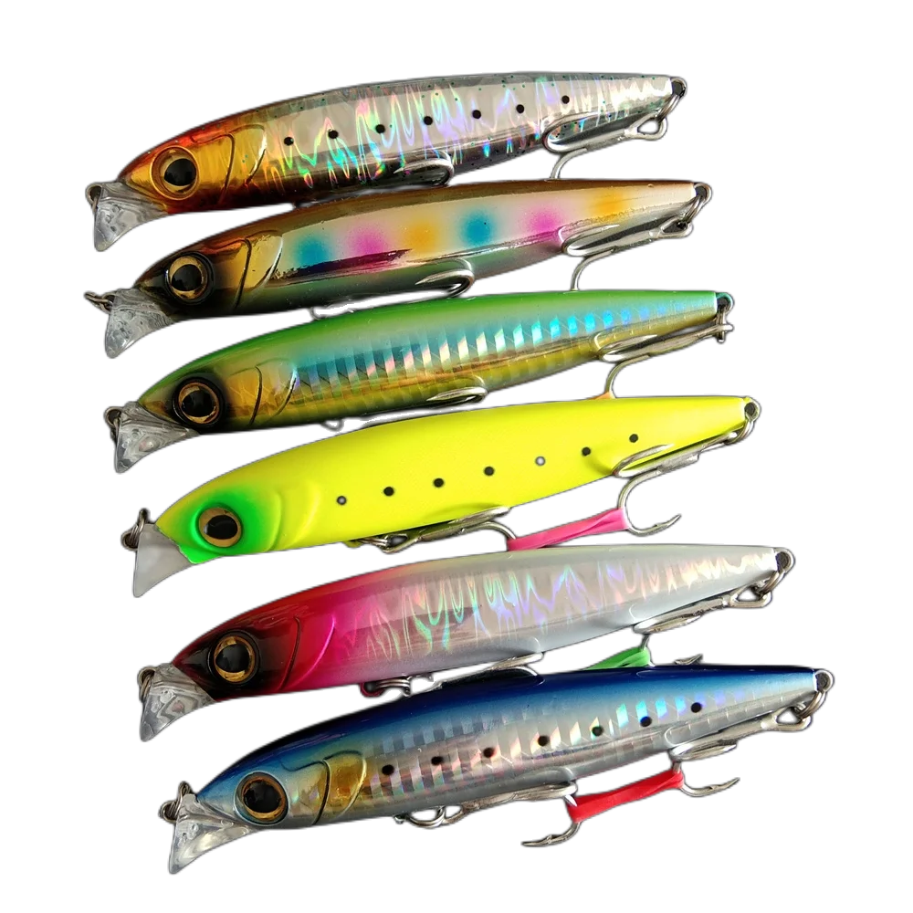 Swolfy 6pcs 10cm 30g Sinking 1m Minnow Jerkbait Fishing Lure