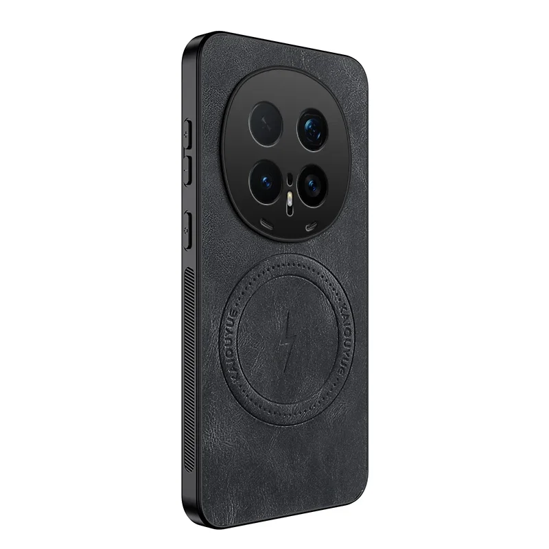 Luxury Leather Magnetic Matte Business Style Back Cover