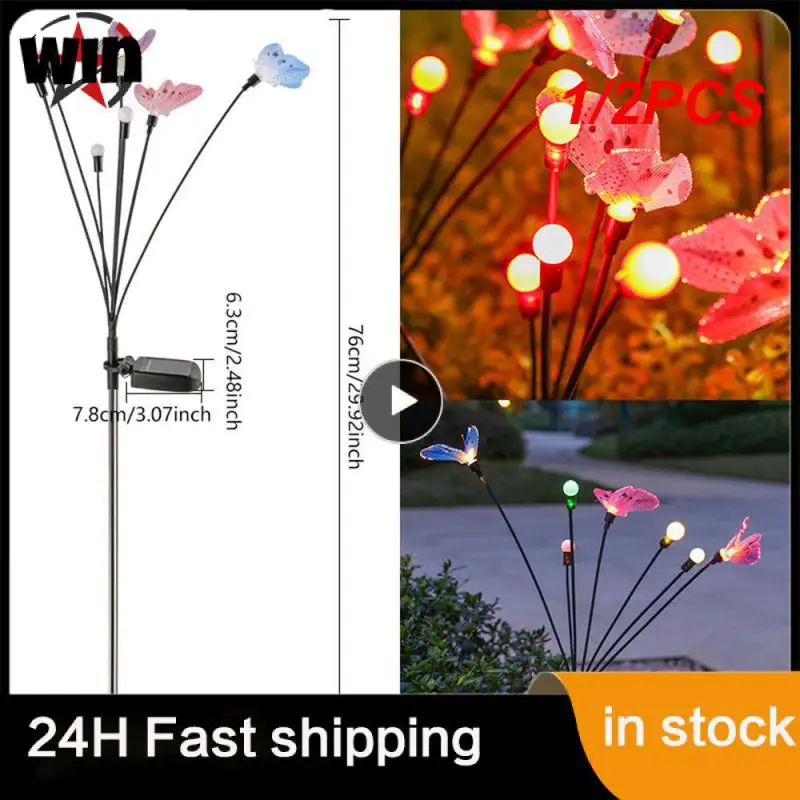 

1/2 шт., фонари на солнечной батарее