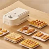 220V Electric Sandwich Machine Waffle Maker Toaster Home Multifunctional Timing Breakfast Machine Takoyaki Pancake Donut Machine 2