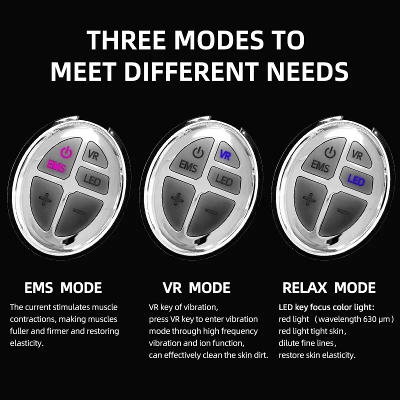 V-shaped Chin Lifting Tighten Electric Facial Mask EMS Microcurrent Vibration Anti Wrinkle Skin Care Face Massage Instrument 4