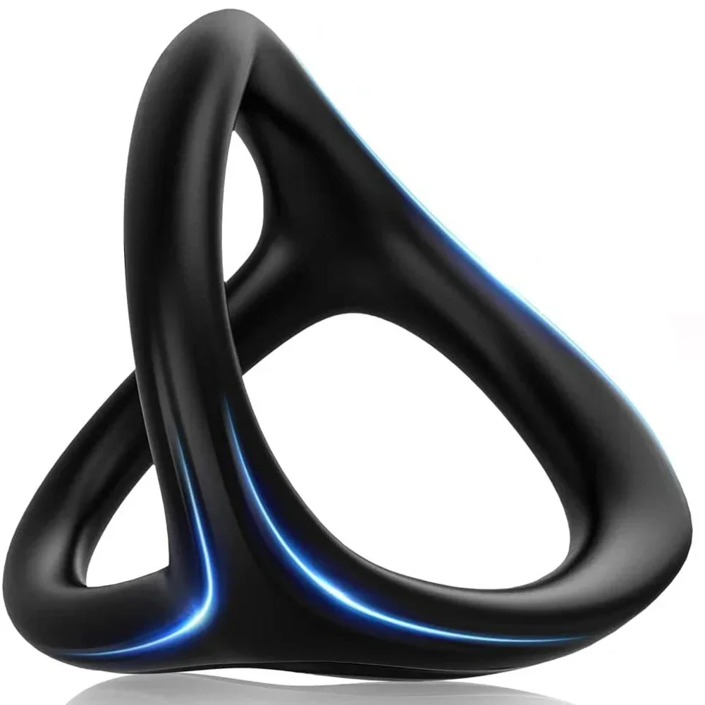 Penis Ring Silicone Semen Lock Ring Delay Ejaculation High Elasticity Time Lasting Cock Sex Toys For Men Couples Adult 18+