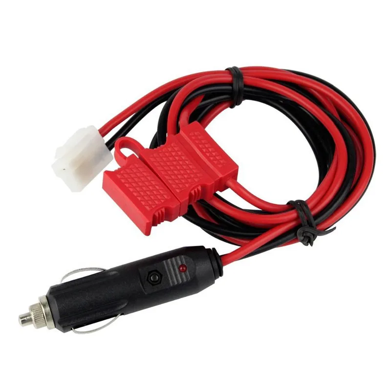 T Type Power Cable Cigarette lighter Charger for KENWOOD TM-261A TM-271 ICOM IC-F1610 Yaesu FT-1802 FT-8800 FT-8900R Car Radio