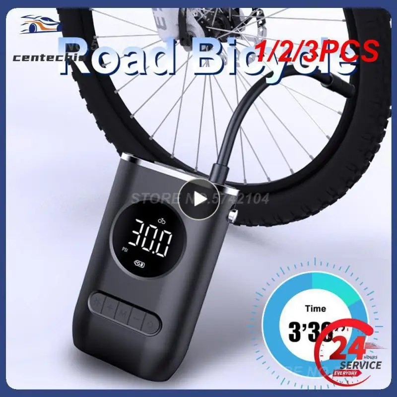 

1/2/3PCS Electric Inflator Pump Portable Mini Wireless Smart Digital Air Compressor Tire Pressure Detection For Car Bike