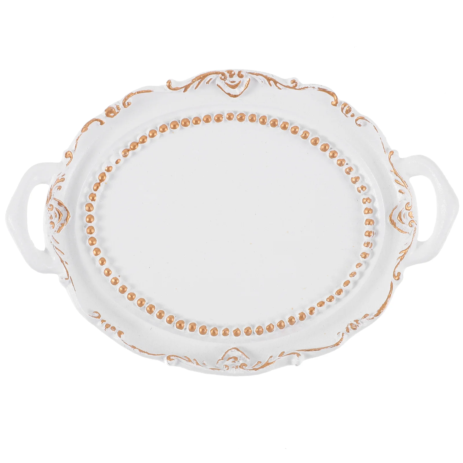 

Jewelry Tray Decorative Organizer Makeup Vintage Display European Style Dresser Serving Trinket Desk