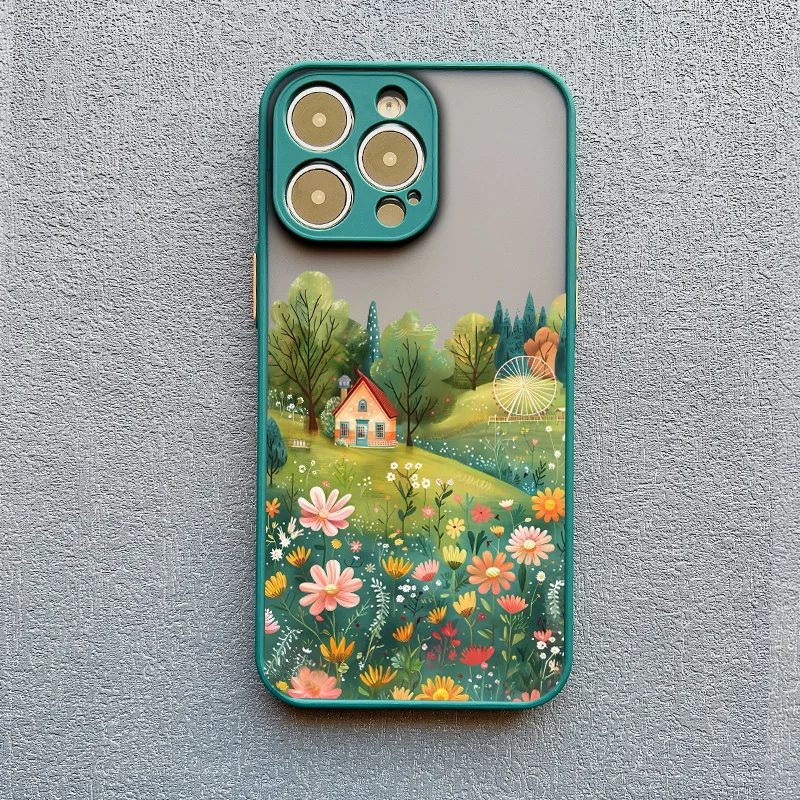 Wildflower Field Collective Farm Phone Case - Vibrant Floral Design Back Cover