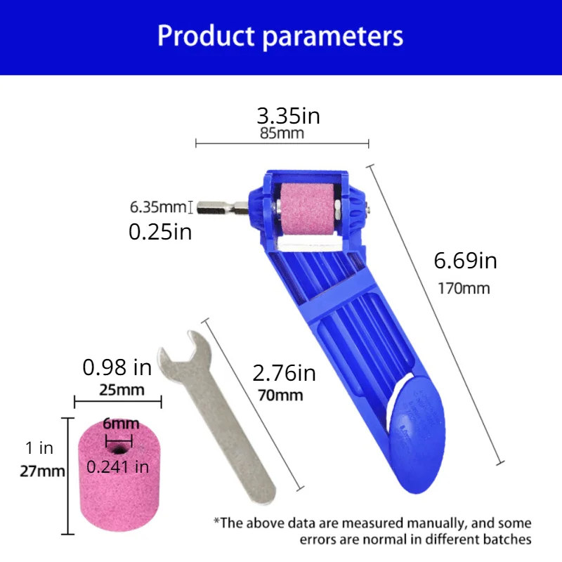 Grinding Wheel Drill Bit Sharpener Hand Tools Nail Drill Bits Set Sharpener for Step Drill Accessories Abrasive Tools