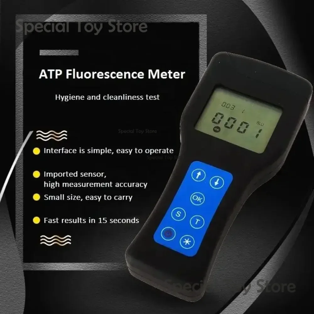 Surface Cleanliness Tester ATP Rapid Detector, Portable Hygiene Moniter Meter, Swab Not Included