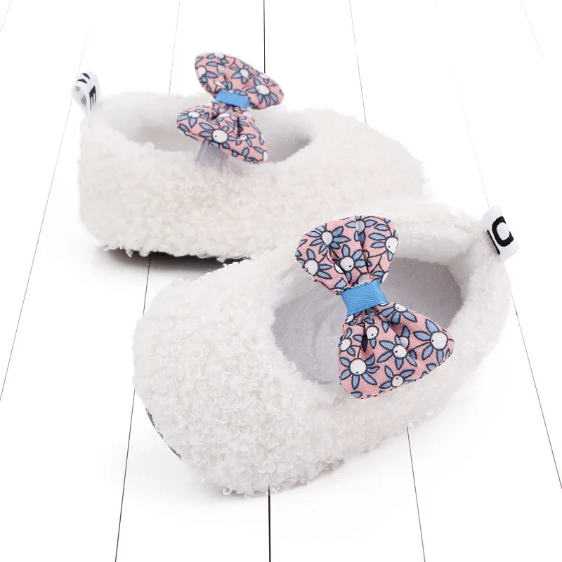 

Children Shoes Girl's 2024 Winter New Warm Fluff Casual Shoes Boy's Non-slip Soft Sole Indoor shoes Size
