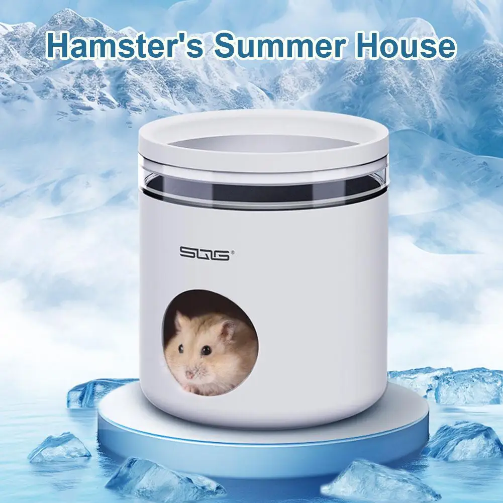 Hamster Summer Igloo Hamster Nest Escape House Air Conditioning Golden Bear Sleeping Nest Cooling Dwarf Guinea