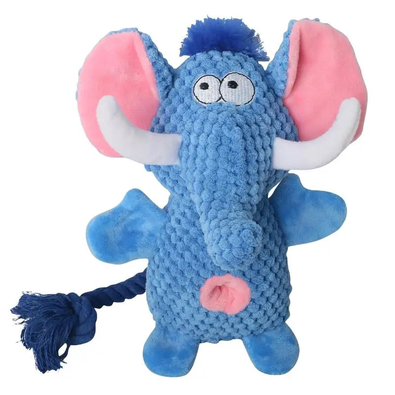 

Dog Squeaky Toy Pet Sound Squeaky Chew Toys Plush Reusable Elephant Squeaky Dog Chewing Toy Plush Dog Toys For Small Medium Pets