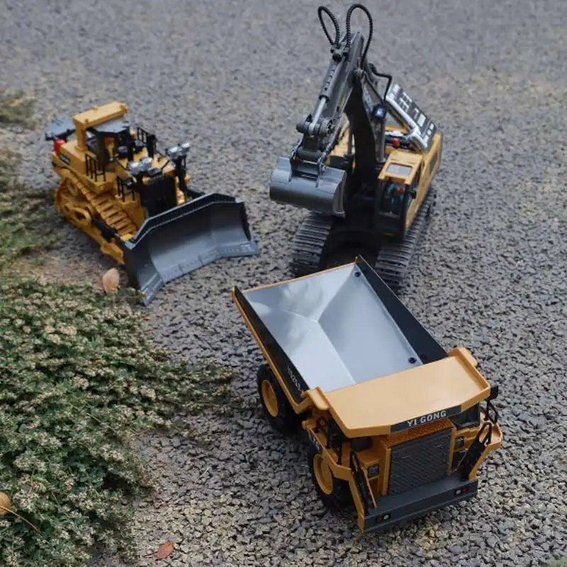 RC Excavator 1:20 Remote Control Truck 2.4G RC Crawler Engineering Vehicle Truck Radio Control Children's Day Christmas Gifts 2