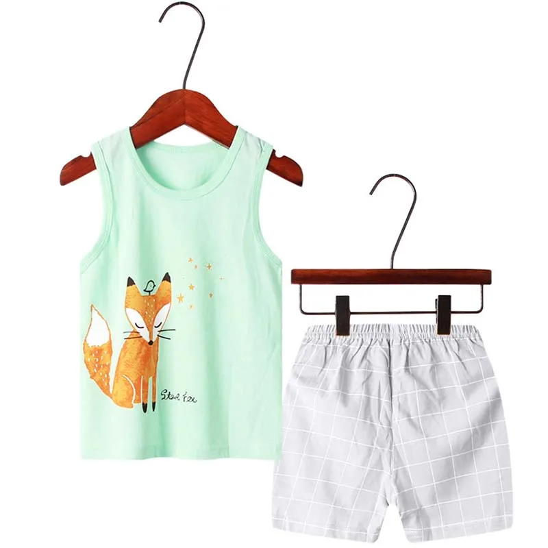 Pigiama Estivo 4 Pezzi Per Ragazze 4-12 Anni – Morbido 2 Pezzi Con Fascia Regalo, Stampato, Girocollo, Pantaloni Lunghi Elasticizzati - 3