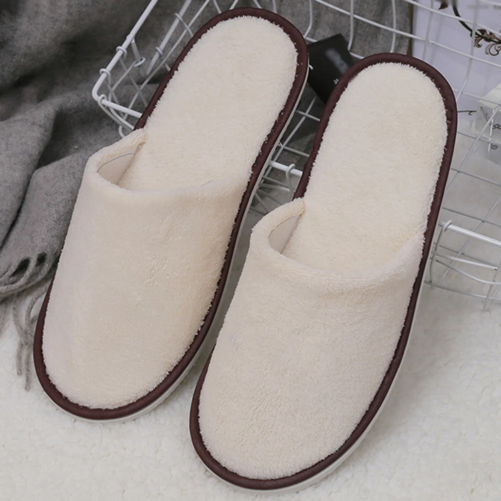 Spa Hotel Coral Velvet Slippers Guest Slippers Indoor Slippers Indoor