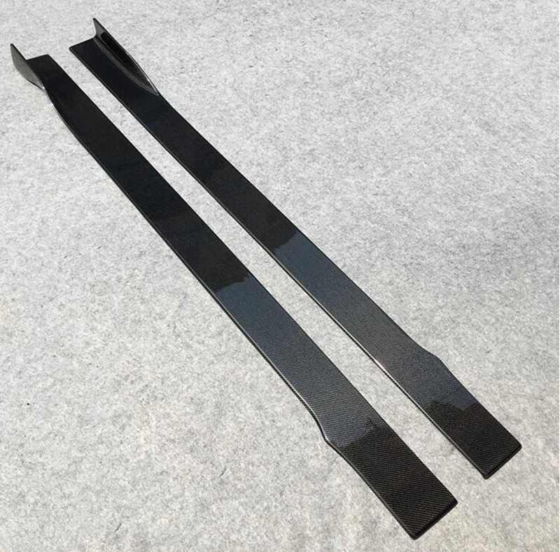 Voor Audi A4 S4 RS4 B9 B10 2017-2023 Echte koolstofvezel carrosserie zijskirt kit lip spoiler hoge kwaliteit splitters - - Racext 24