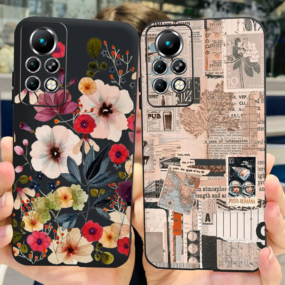 Cute Painted Soft Silicone Phone Case Back Cover Bumper