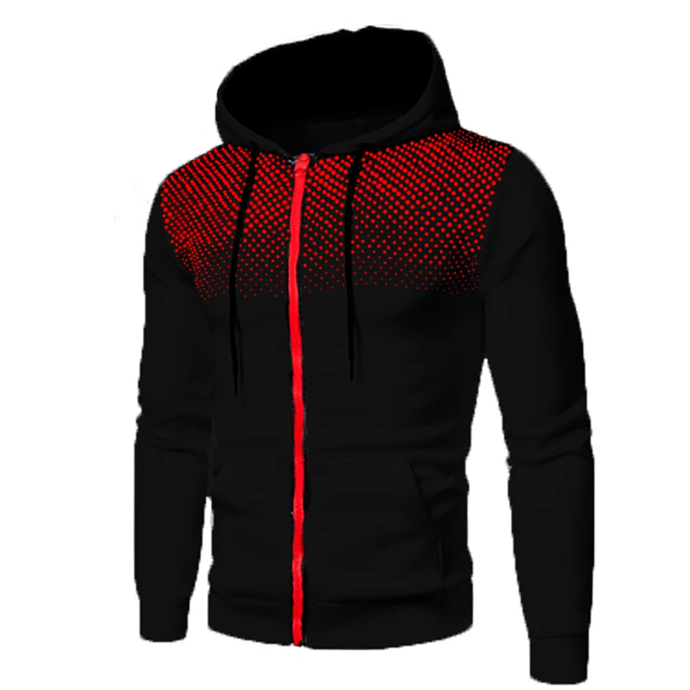 Autumn and Winter Men's Sweat Suit Set Tracksuit Men Outfit Full Sleeve Tops with Hood Outdoor Sport Wear Men's Hooded Suit