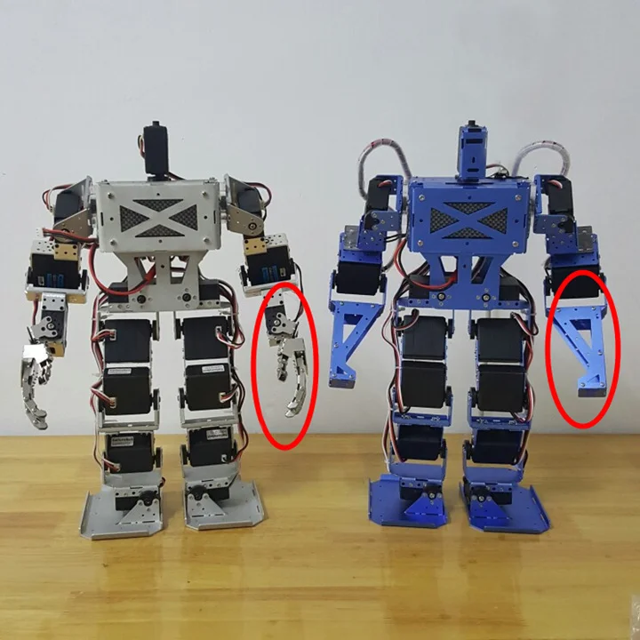 Mano Robotica Assemblata AmazingHand 3 DOF, Cinque Dita, Palmo Bionico, Artiglio per Arduino, Mano Robotica Programmabile Sinistra/Destra - immagine 3