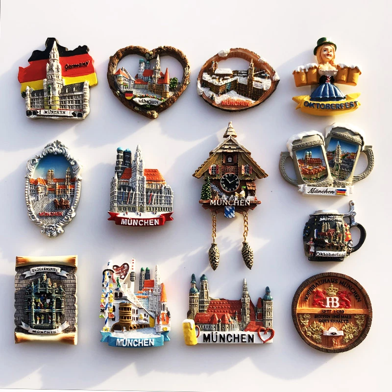 Germany Munchen 3D Fridge Tourism Souvenir Refrigerator