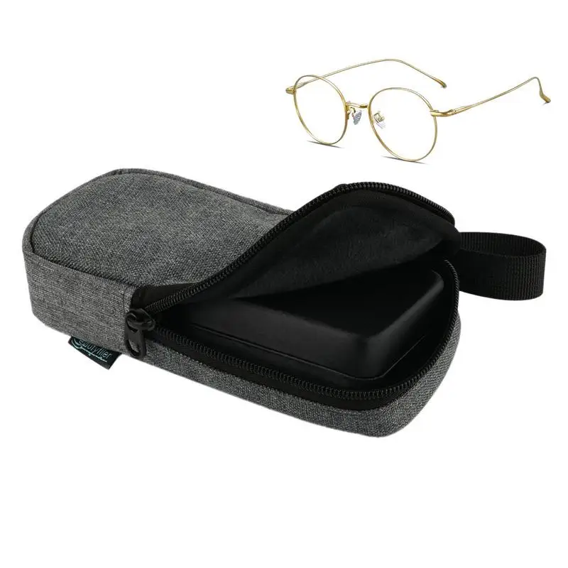 

Glasses Case Hard Shell Sunglass Travel Case Pouch Glass Protective Case With Storage Bag Unisex Sunglass Case For Eyeglasses