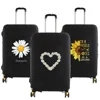 Luggage Protective Cover Daisy Pattern Printed for 18 To 28 Inch Fashion Suitcase Elastic Dust Bags Case Travel Accessories 1