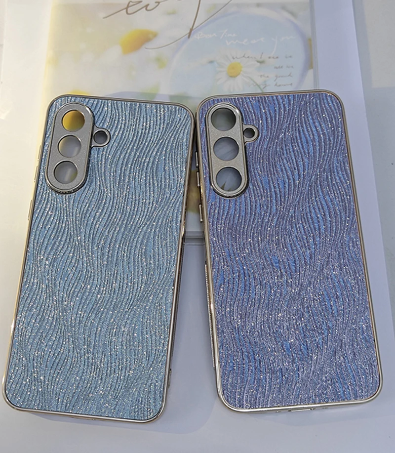Luxury Electroplated Bling Glitter Rose Phone Cover - Shockproof Hard PC Case