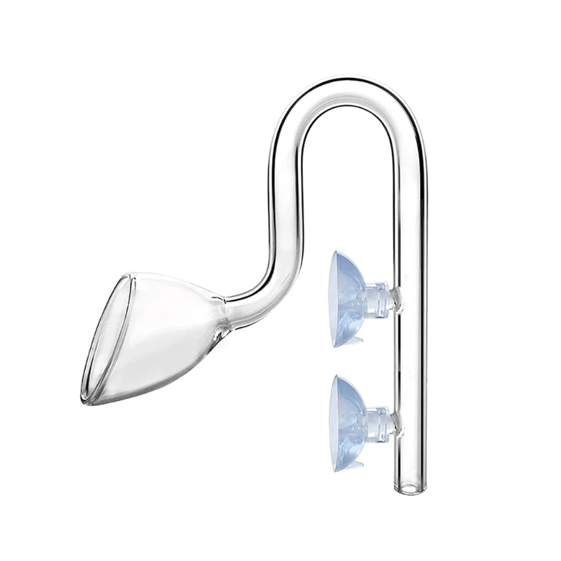 

Glass Outflow Lily Pipe for Aquarium Planted for Tank Fish for Tank Deliver Clean Water from Filter to Aquarium 13m New Dropship