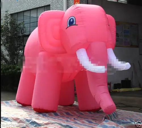 Custom Simulah zd Models Giant Inflatable Pink Elephant for Sale 3m Long h z