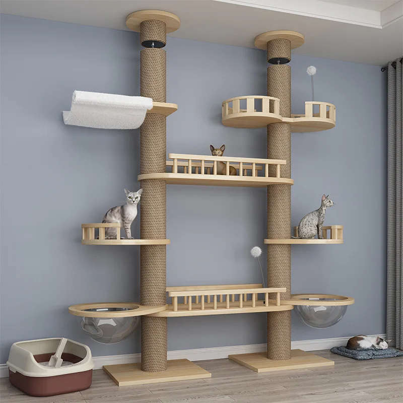 

Cat Crawling Frame Tongtian Pillar Factory Toys One Piece Delivery PVC Cat Crawling Frame Top of the World Wholesale Integrated