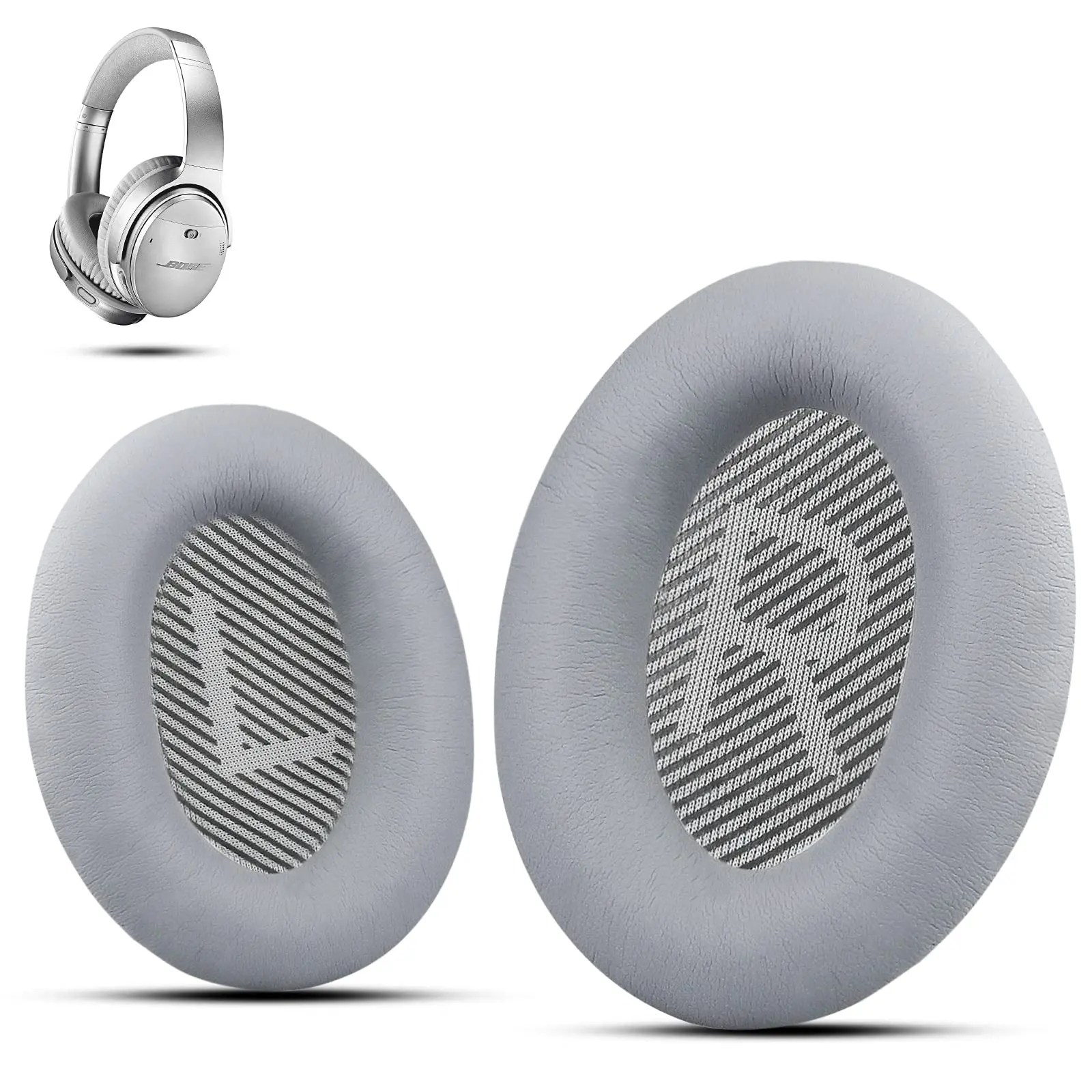 Bose Quiet Comfort 25 35(QC25 QC35) 및 QuietComfort 35 II(QC35ii)용 고품질 헤드밴드 쿠션 및 이어 패드 교체