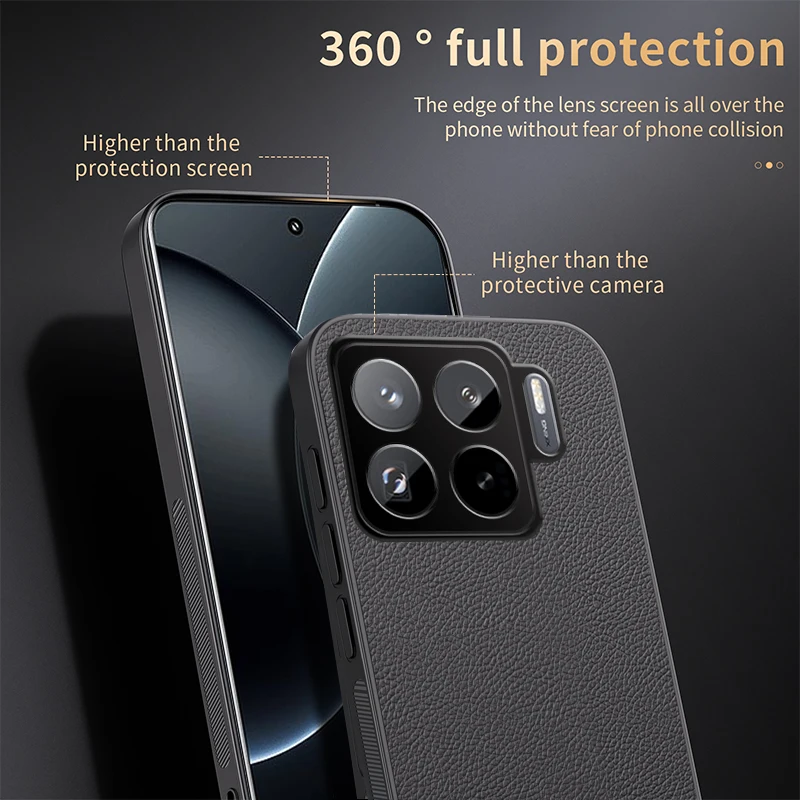 Xiaomi Mi 15T Pro Soft PU Leather Magnetic Protective Phone Case