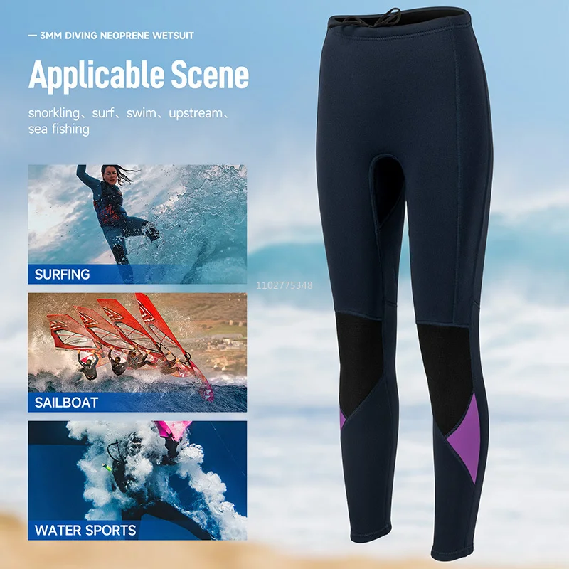 Men's 3mm/1.5mm Neoprene Wetsuit Diving Jacket Long Sleeve Diving Top Diving Pant Diving Suit Scuba Surf Freediving Swimsuit I3630240982