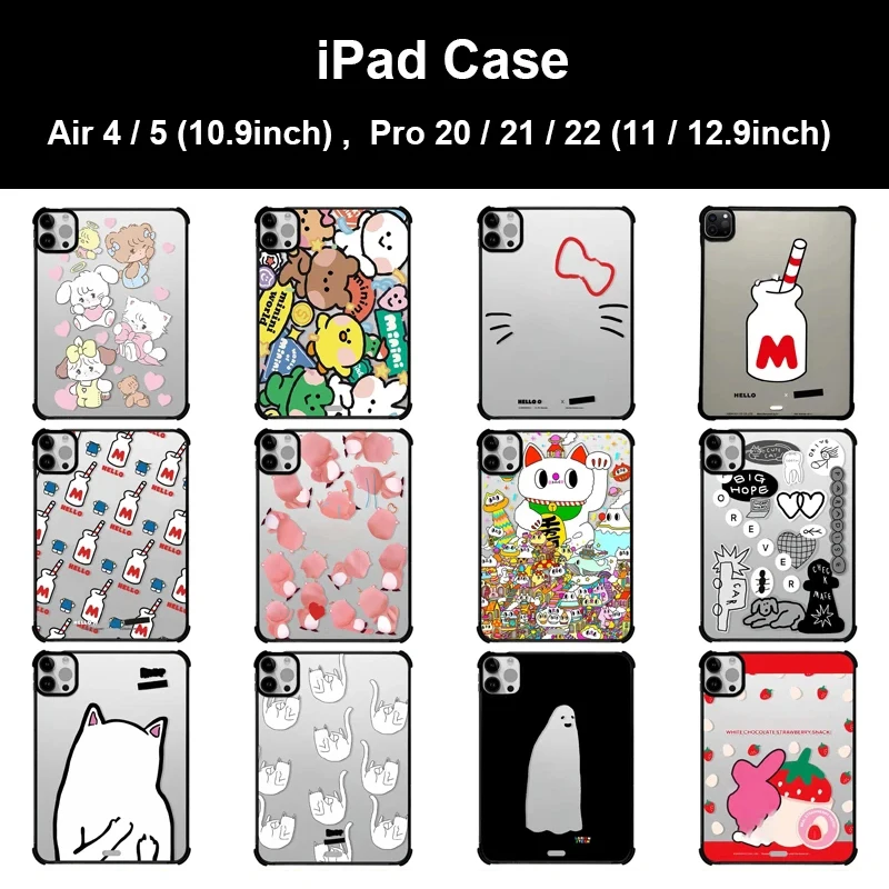

iPad Case for iPad Air 4 Air 5 10.9inch iPad Pro 2020 2021 2022 11inch 12.9inch Protective Cover Shell